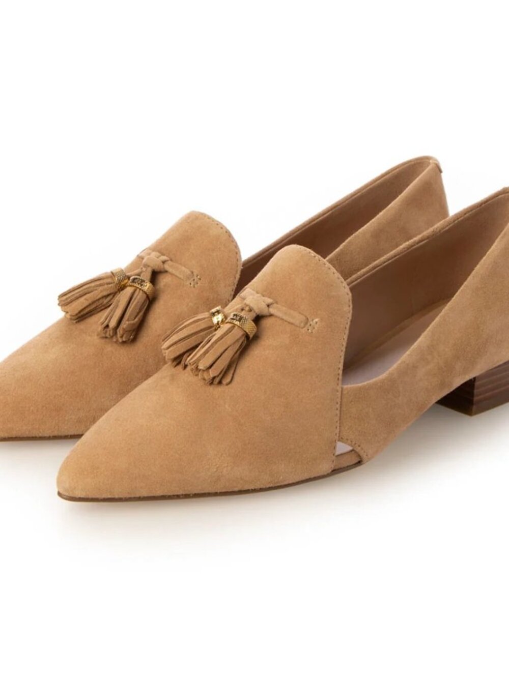 Cole Haan Vanya Suede Tassel Loafers, NWT (Size 6.5)